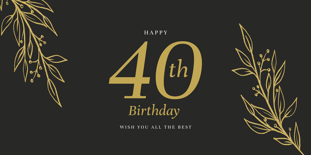 40th Birthday Shirts Ideas