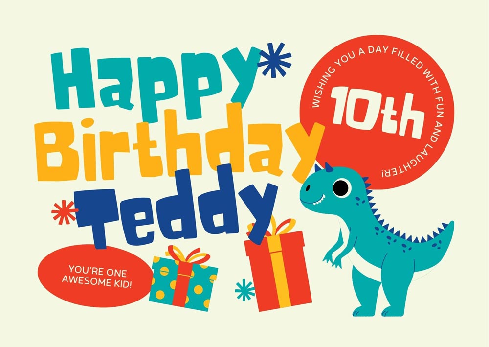 Happy Birthday Teddy 10th