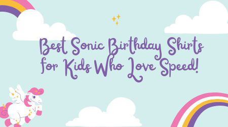 Sonic Birthday Shirts