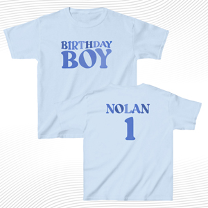 Custom Birthday Boy T Shirt, 1st Birthday