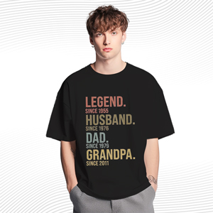 Custom Legend Husband Dad Grandpa Shirt