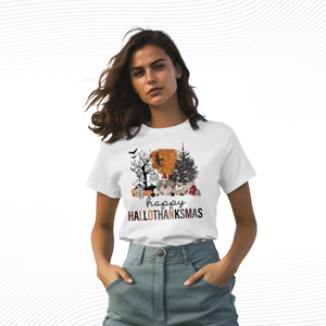 Happy Hallothanksmas T Shirt