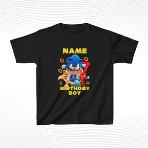Custom Sonic Birthday T Shirt