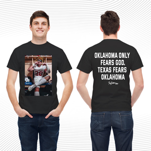 Oklahoma Only Fears God Texas Fears Oklahoma T Shirt