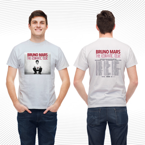 Bruno Mars The Romantic Tour 2026 T Shirt