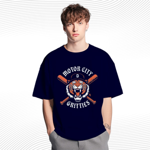 Detroit Tigers Motor City Gritties T Shirt