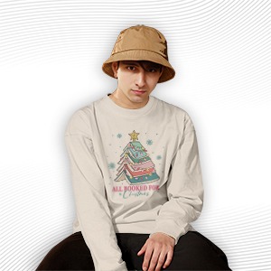 All Booked For Christmas T Shirt