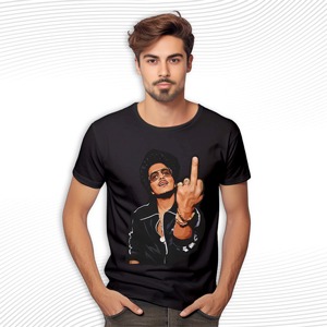 Bruno Mars Middle Finger T Shirt