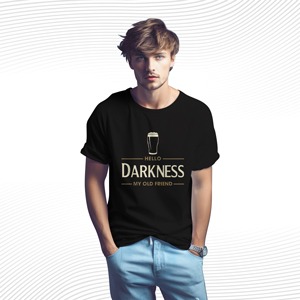 Hello Darkness My Old Friend Irish Beer St Patrick's Day T Shirt