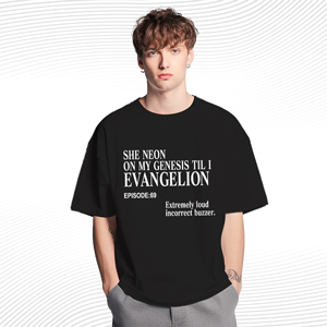 She Neon On My Genesis Til I Evangelion Episode 69 T Shirt