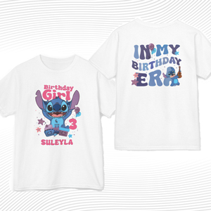 Custom Stitch Birthday T Shirt​