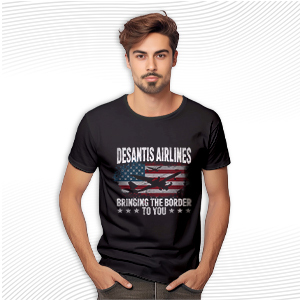 Desantis Airlines Bringing The Border To You T Shirt