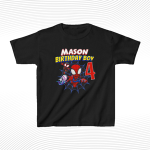 Spidey and His Amazing Friends Birthday T Shirt