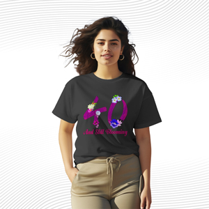 40th Still Blooming T Shirt