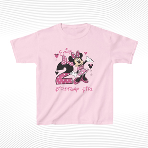 Custom Minnie Mouse Birthday T Shirt