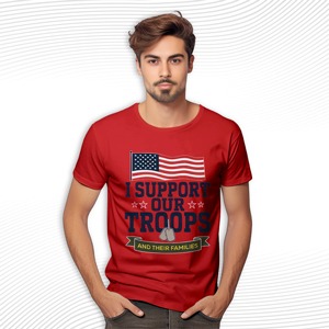 I Support Our Troops And Their Families T Shirt