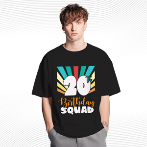 20th Birthday Squad T Shirt