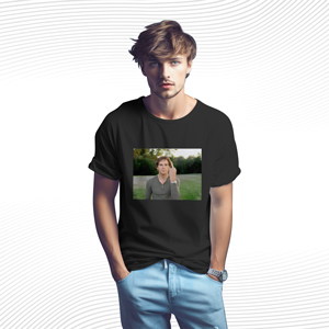 Pink Dexter Morgan Middle Finger T Shirt