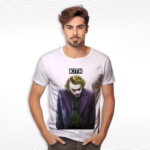 Kith Batman Joker Shirt The Dark Knight Iconic Villain Graphic Kith Batman Joker T Shirt