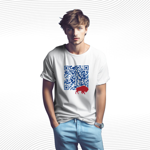 Shout QR Code Buffalo Bills T Shirt