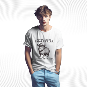Smart Fella Or A Fart Smella T Shirt
