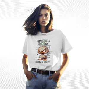 Today Is Slap An Idiot Day, I’m Gonna Be Busy T Shirt