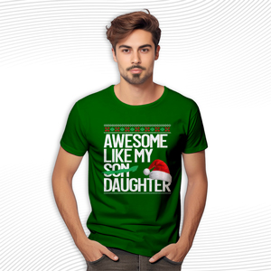 Awesome Like My Daughter Christmas T Shirt