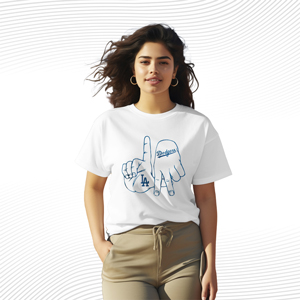 LA Dodgers Hand Sign T Shirt